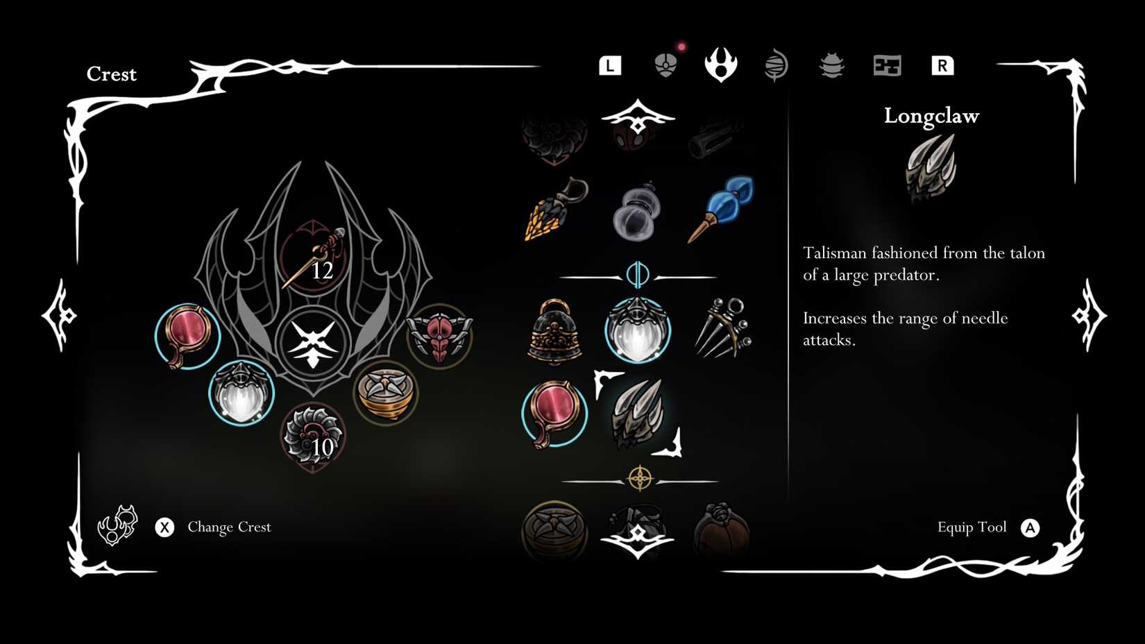 The Longclaw tool in Silksong