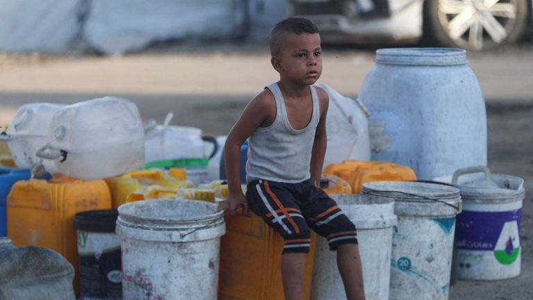 Gaza City is already facing acute water and food shortages. Pic: Reuters