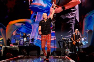 Dexter Holland of The Offspring at the 2025 iHeartRadio Music Festival - Day 2 held at T-Mobile Arena on September 20, 2025 in Las Vegas, Nevada.