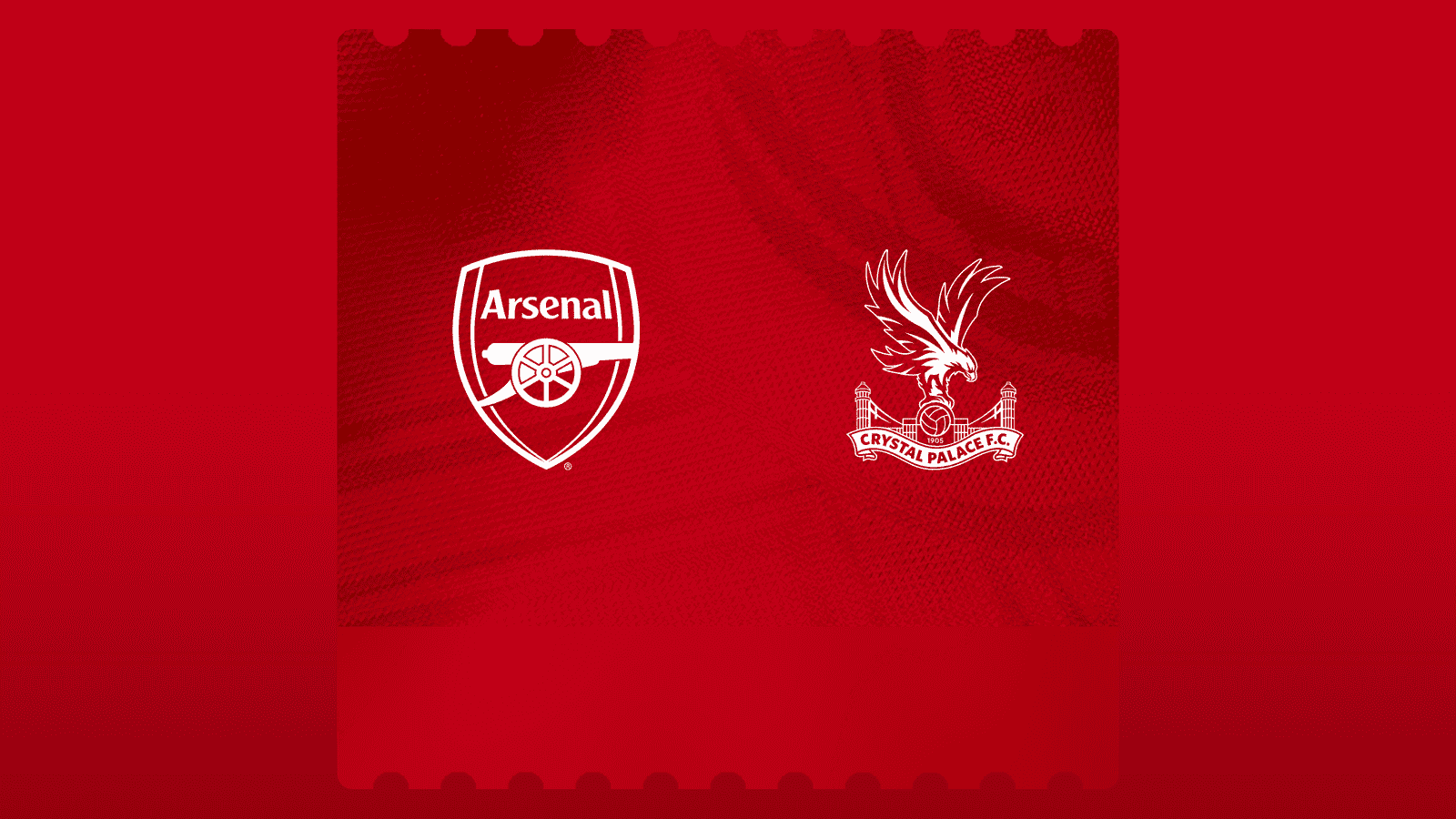 Ticket info: Arsenal v Crystal Palace