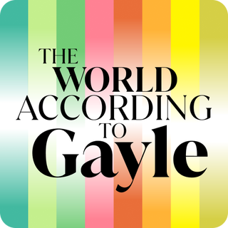 logo for the world according to gayle