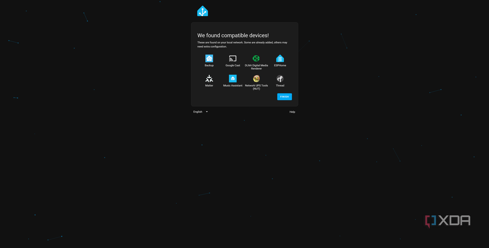 Ugreen DH4300 Plus with Home Assistant running in setup mode