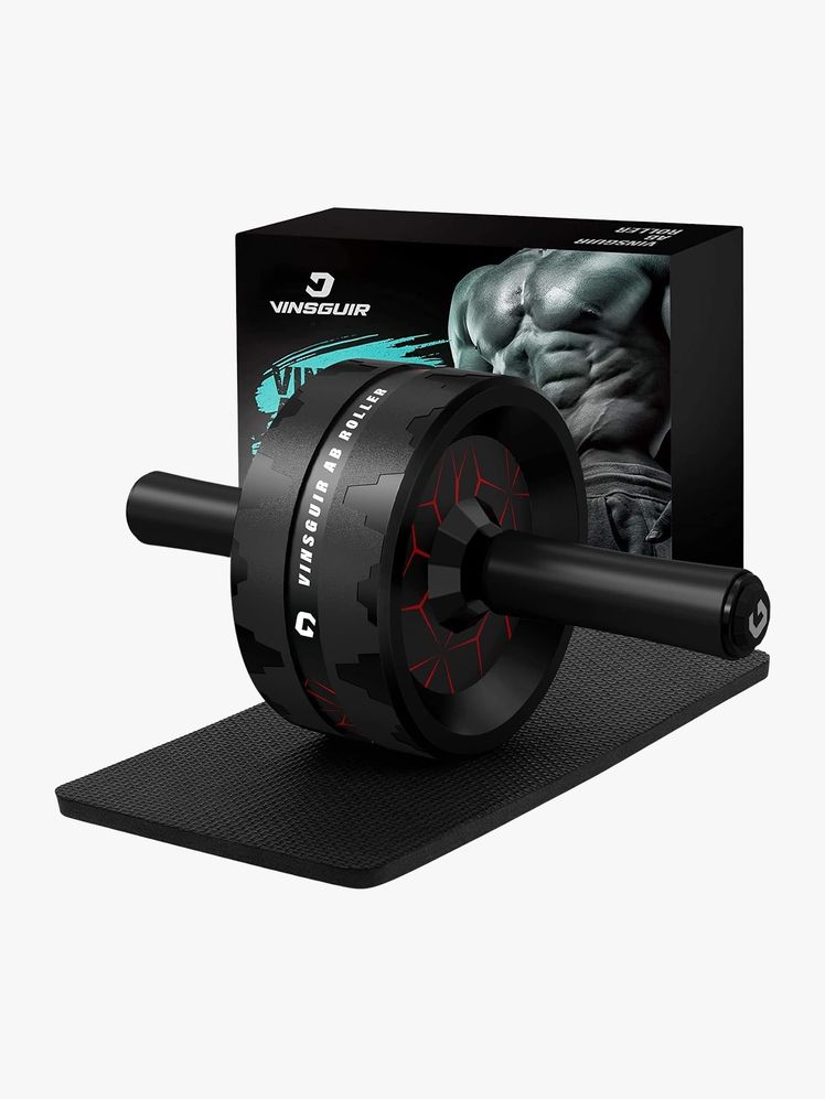 Ab roller on a flat background.