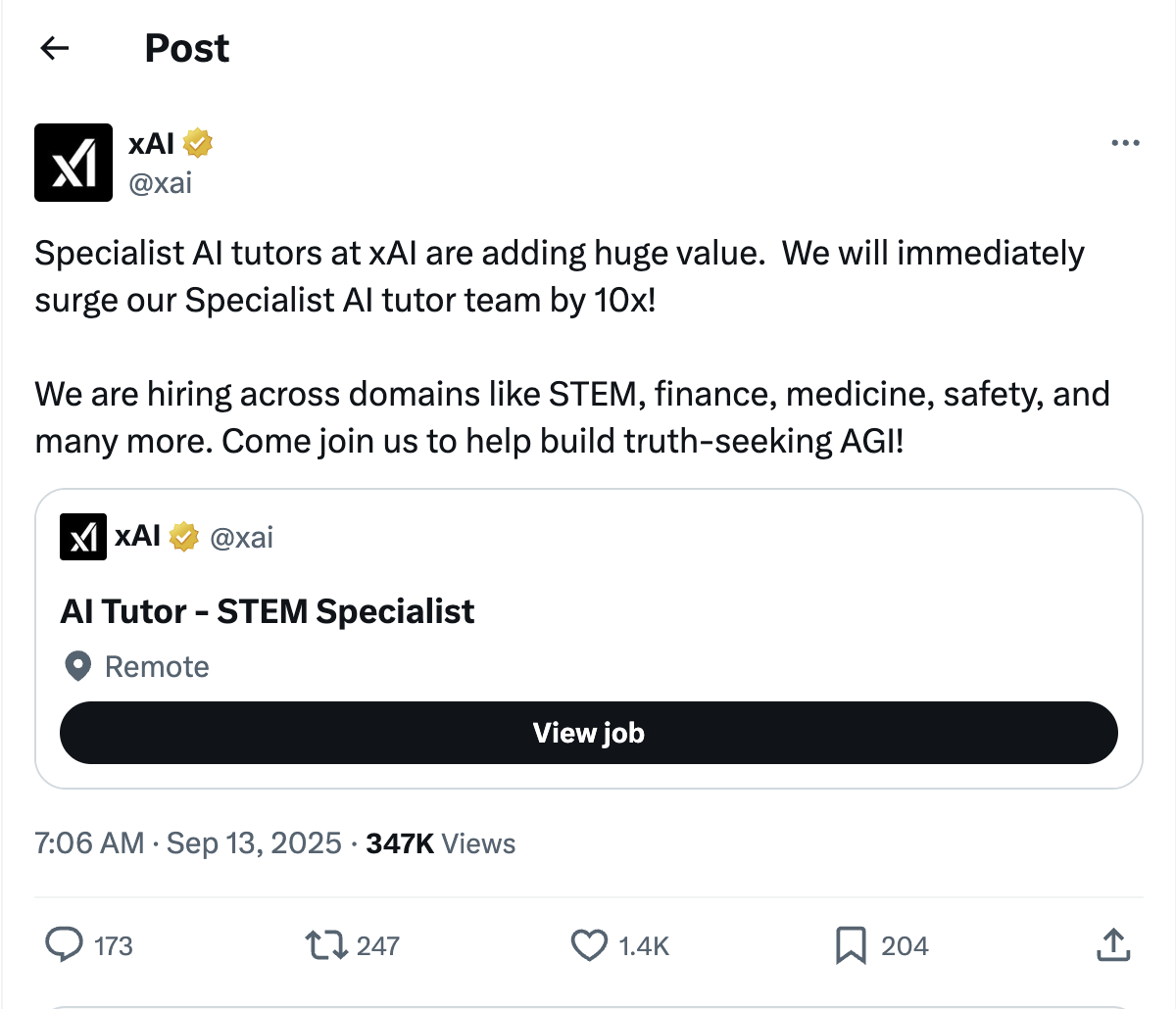 We don’t need these AI tutors: Elon Musk’s xAI says in internal letter to employees as it asks 500 Grok trainers to exit