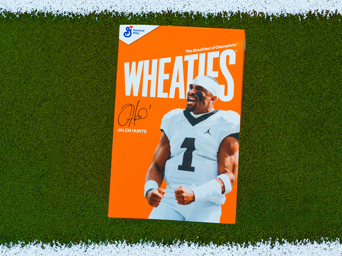 Wheaties Unveils Football MVP Jalen Hurts as the Newest Champion of the Iconic Orange Box