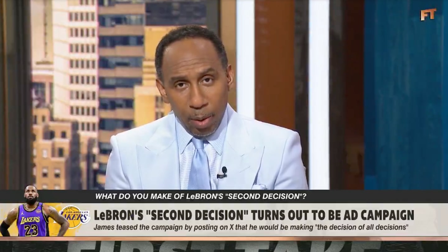 Stephen A. Smith Calls LeBron James’s Second Decision ‘Corny’ and ‘Cringy’