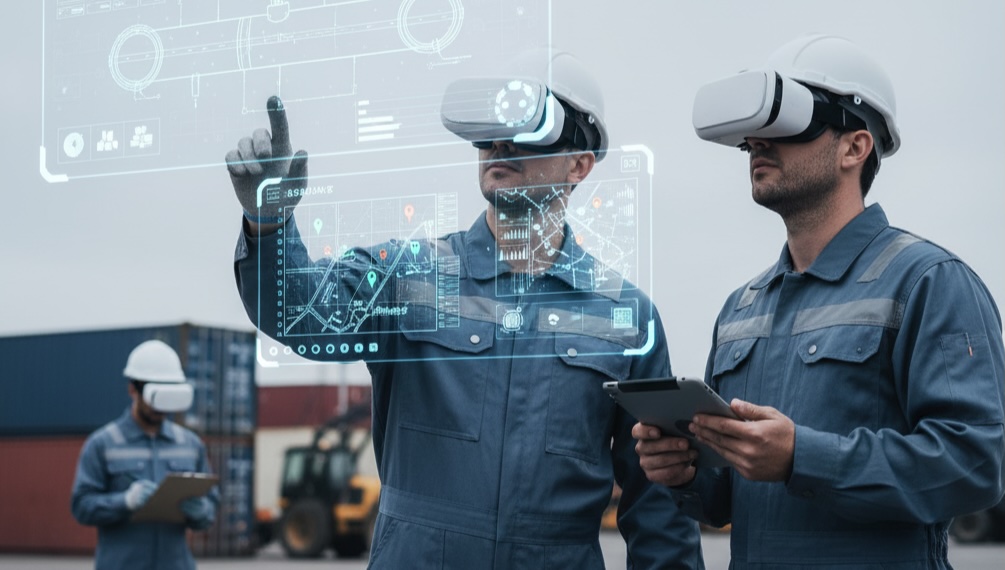 VR system for lifting inspections