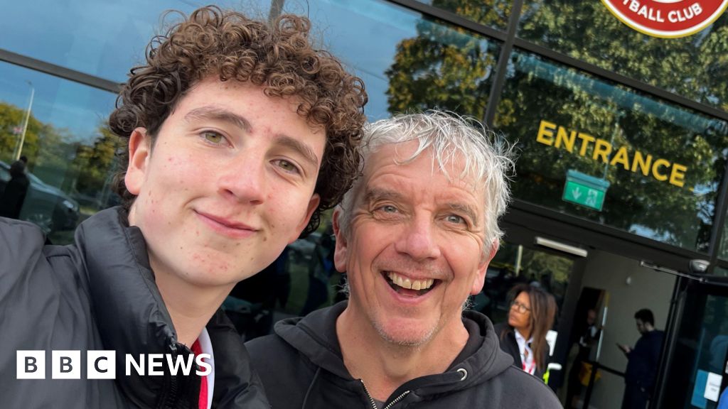 Stevenage FC father and son fans bond travelling to every match