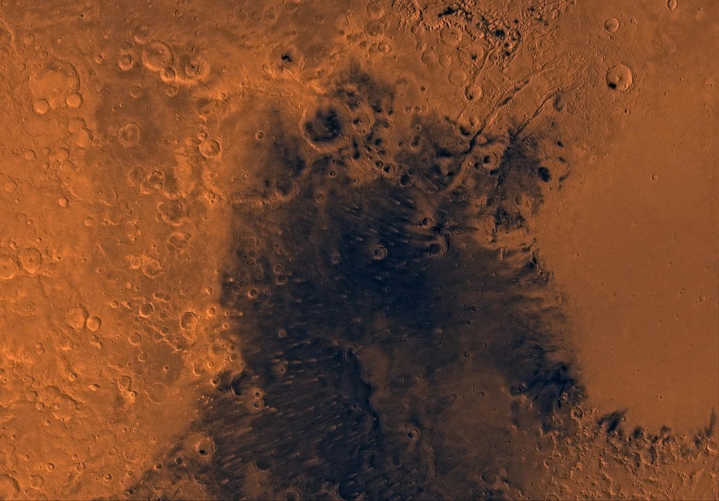 When Fire Brought Ice to Mars