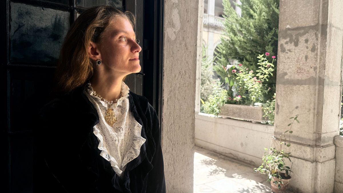 Ukrainian refugee artist shows ‘the beauty of the world’ at Lisbon’s Estrela Basilica
