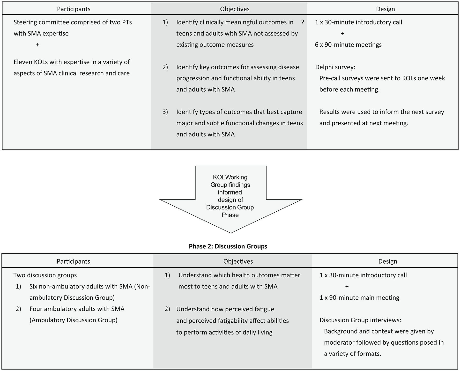 A qualitative, mixed-method approach to reaching consensus on function, fatigue, and fatigability outcomes in teens and adults living with spinal muscular atrophy | Orphanet Journal of Rare Diseases