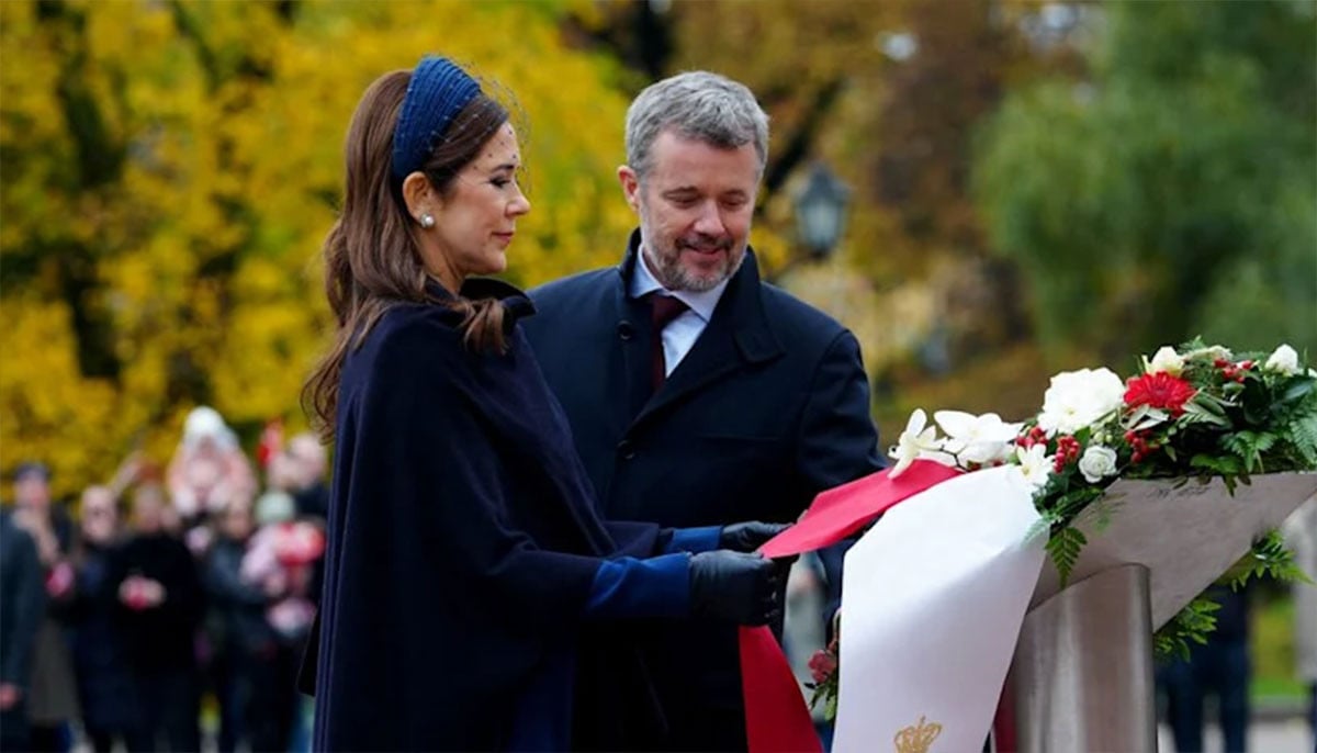 King Frederik and Queen Mary pay tribute in Riga with touching ceremony