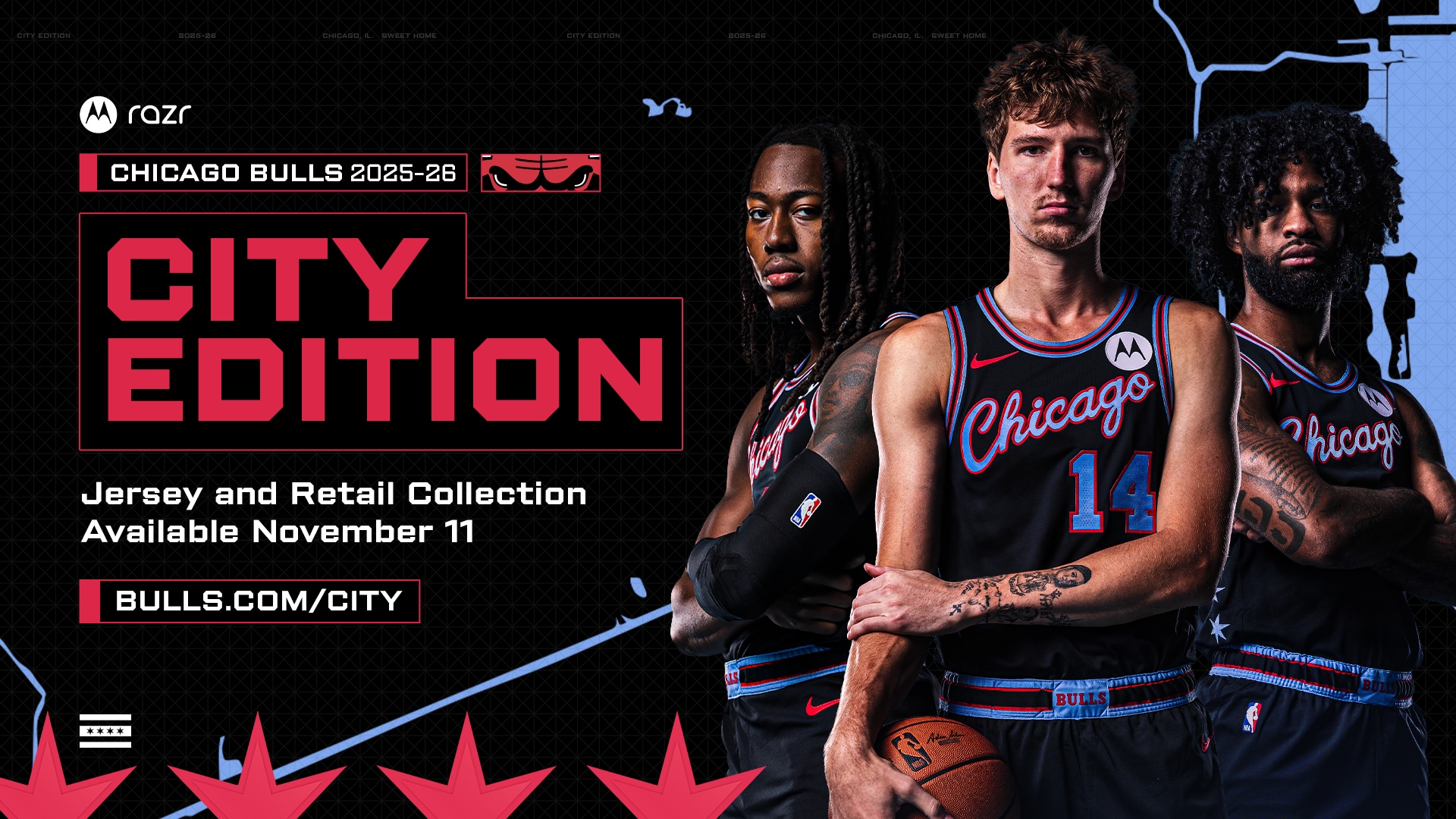 BULLS REMIX FAN FAVORITES WITH 2025-26 CITY EDITION UNIFORM AND RETAIL COLLECTION – NBA