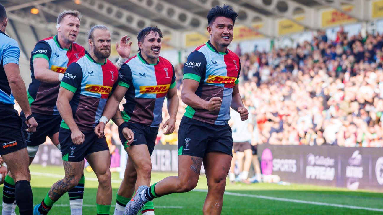 Smith hands Harlequins first win of Prem season, Saracens first loss