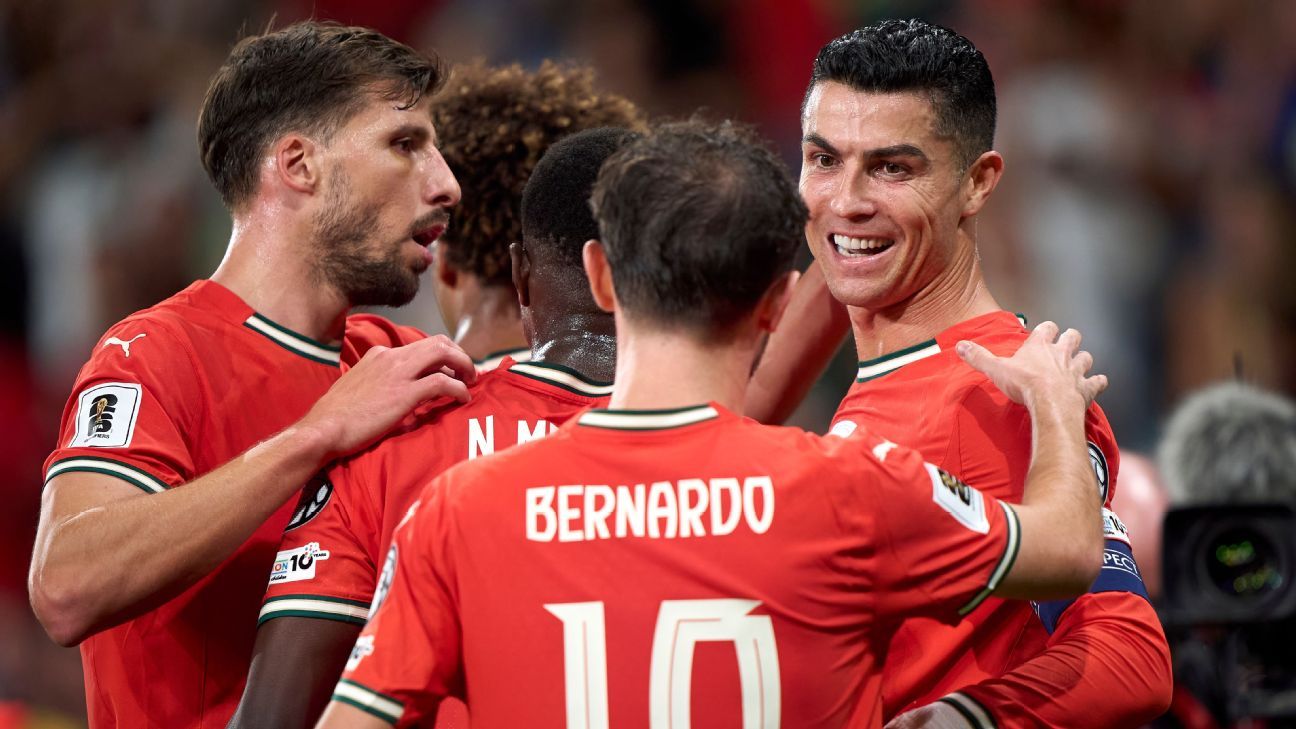 Cristiano Ronaldo scores 2, becomes all-time scorer in WCQ