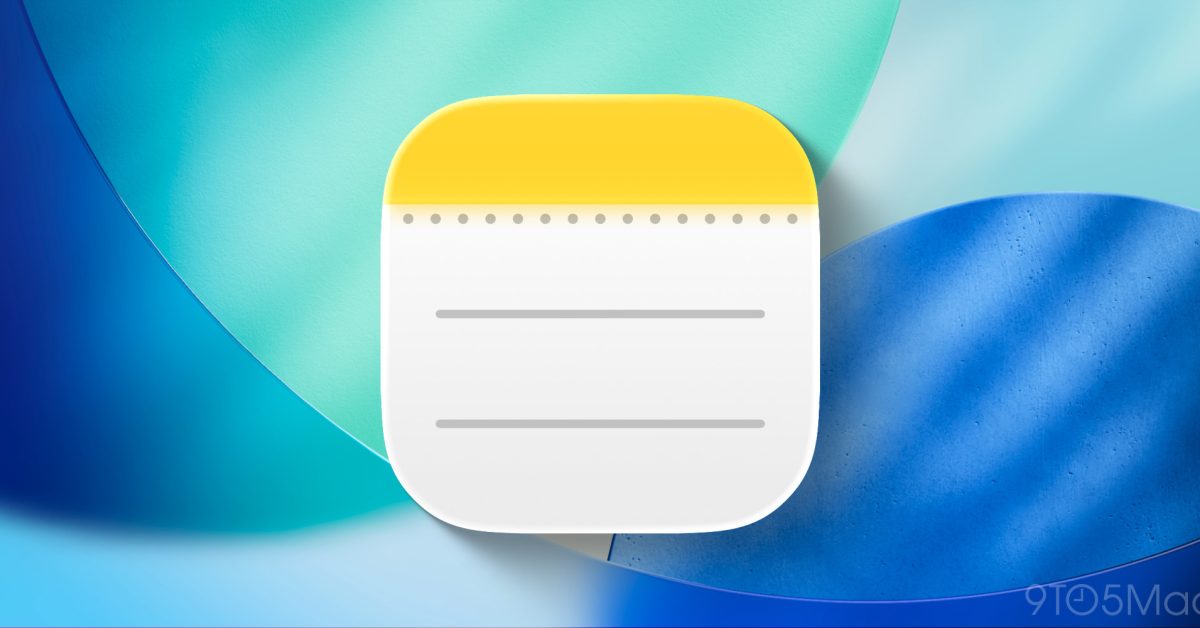 Here’s everything new for Apple Notes in iOS 26