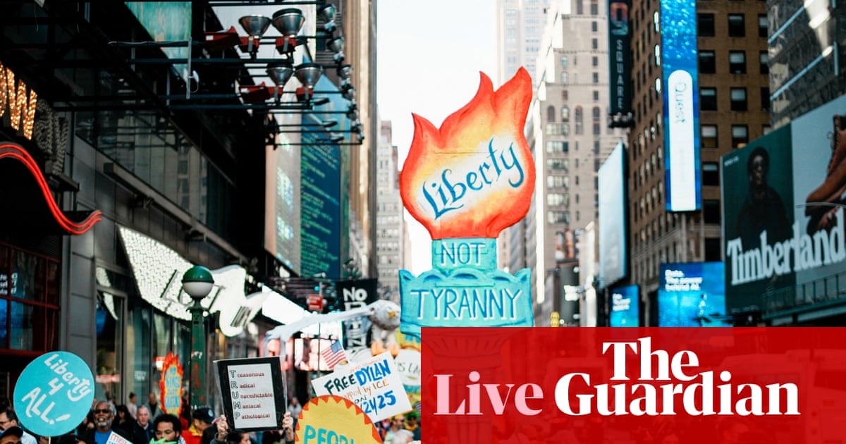 No Kings protest live updates: New York and Atlanta kick off nationwide day of protest | Trump administration