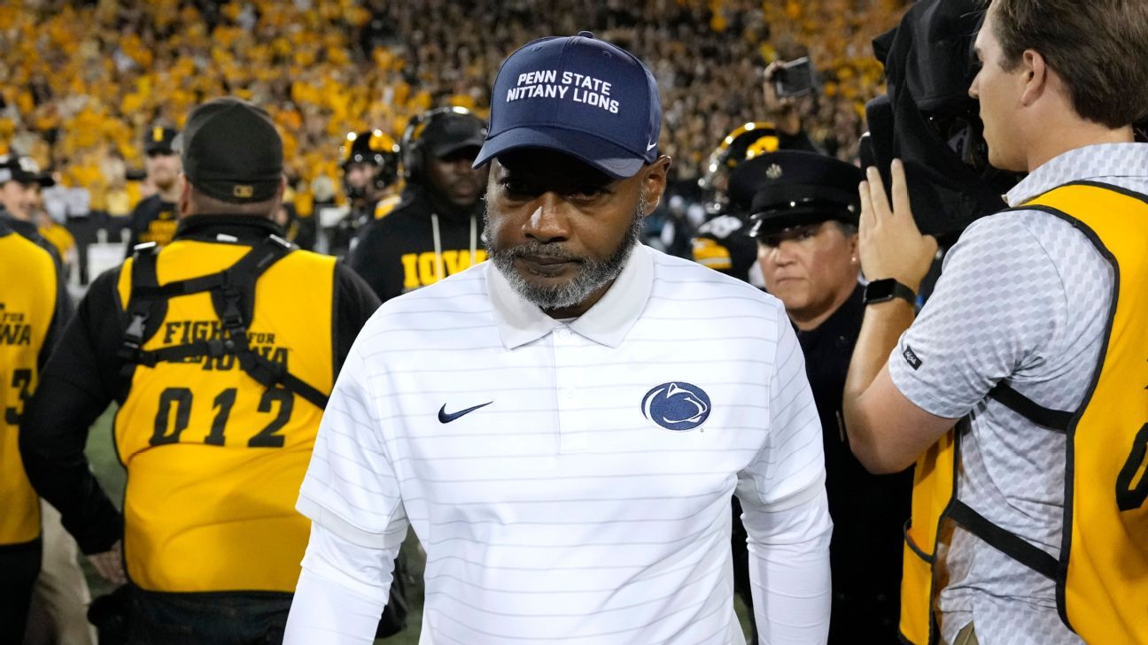 Penn State loses interim coach Terry Smith’s debut, 0-4 in Big Ten