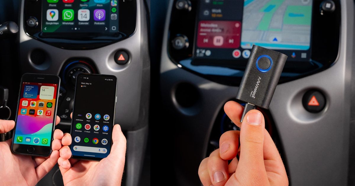 AAWireless TWO+ now available for Android Auto and CarPlay
