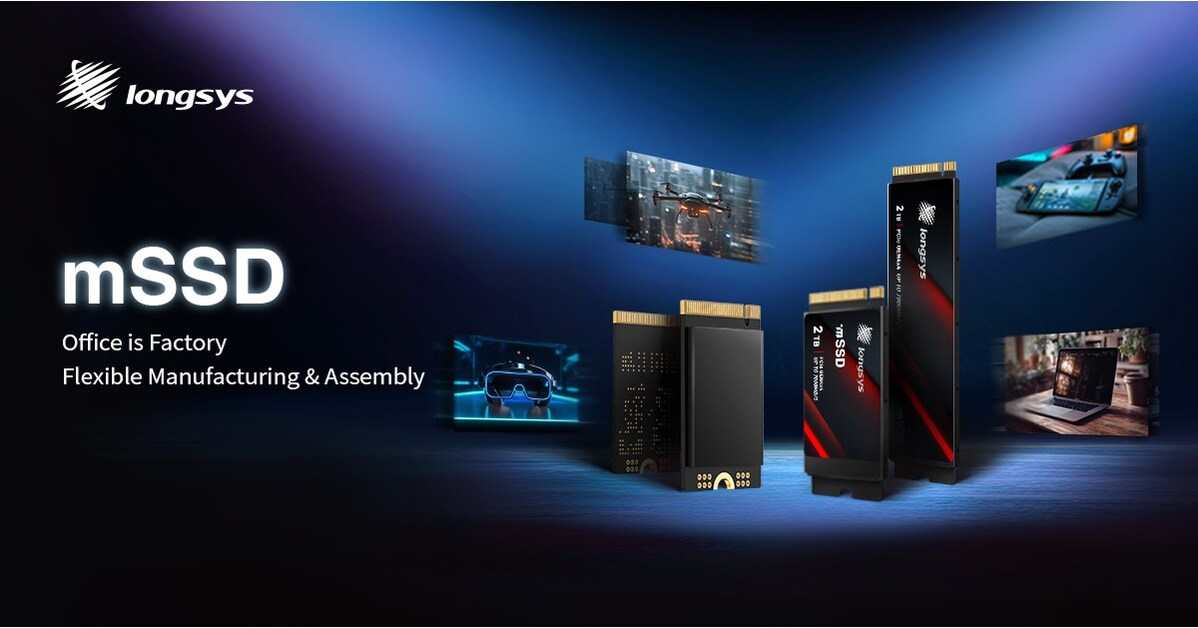 Longsys Launches Industry’s First Integrated-packaging mSSD, Enabling Flexible and Efficient Manufacturing