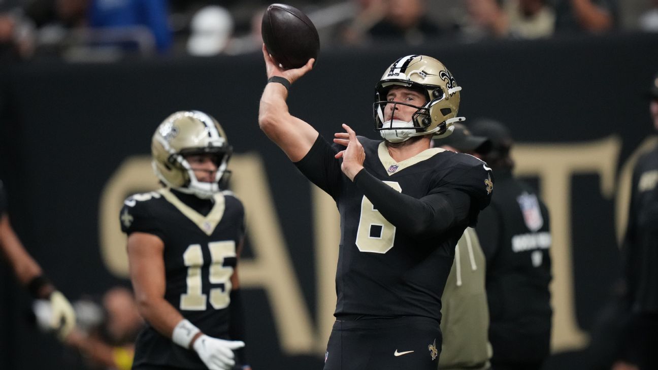 Saints bench Spencer Rattler vs. Bucs, turn to Tyler Shough