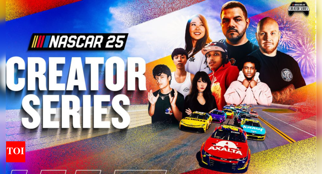 Twitch stars TimTheTatman, Emiru and CouRageJD join official NASCAR 25 Creator Series in first-ever live crossover with real pro drivers
