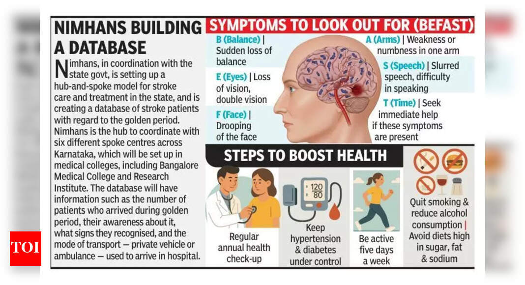 Time is brain: On World Stroke Day, doctors stress golden 4.5 hours after stroke | Bengaluru News