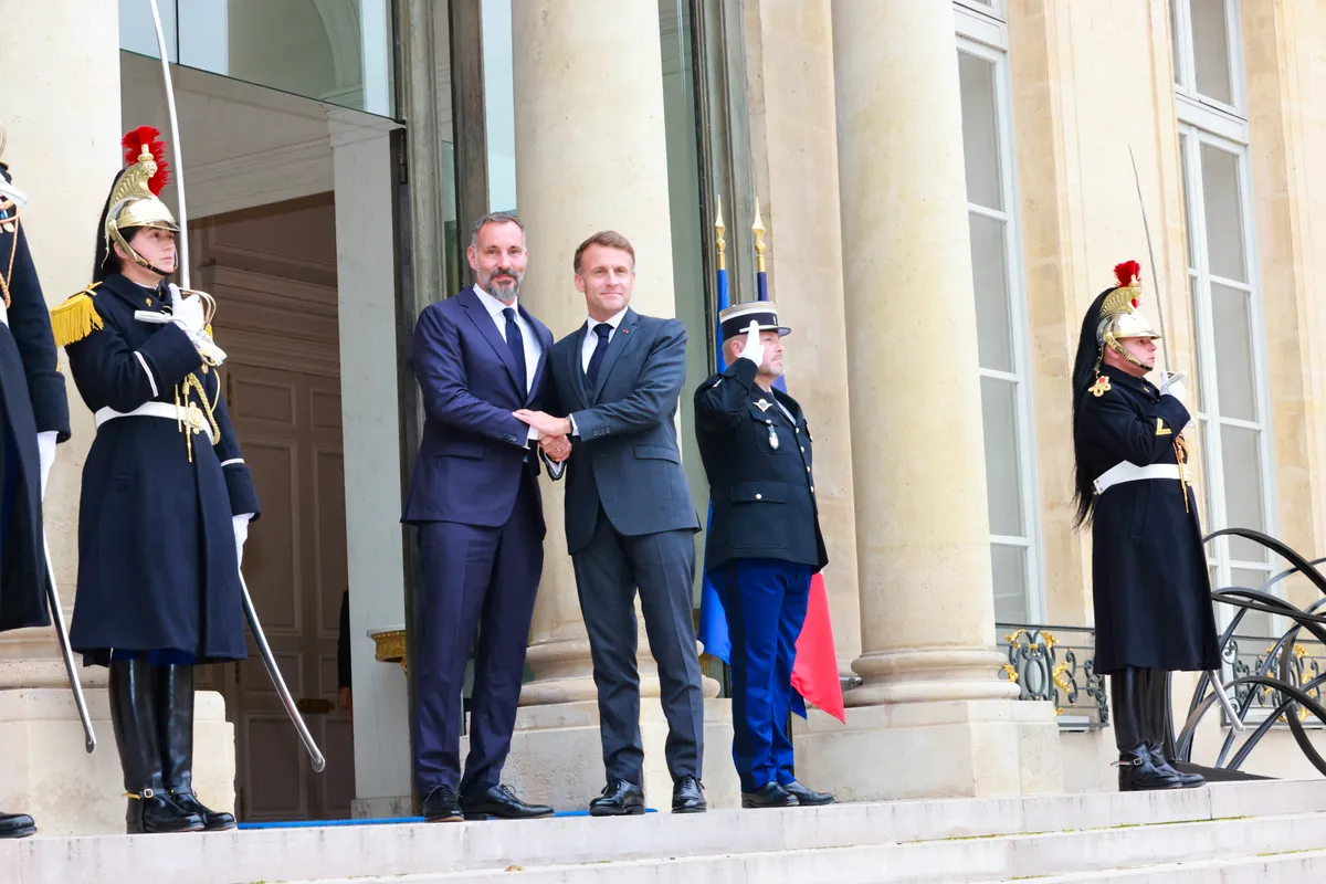 His Highness the Aga Khan meets with President Macron in Paris