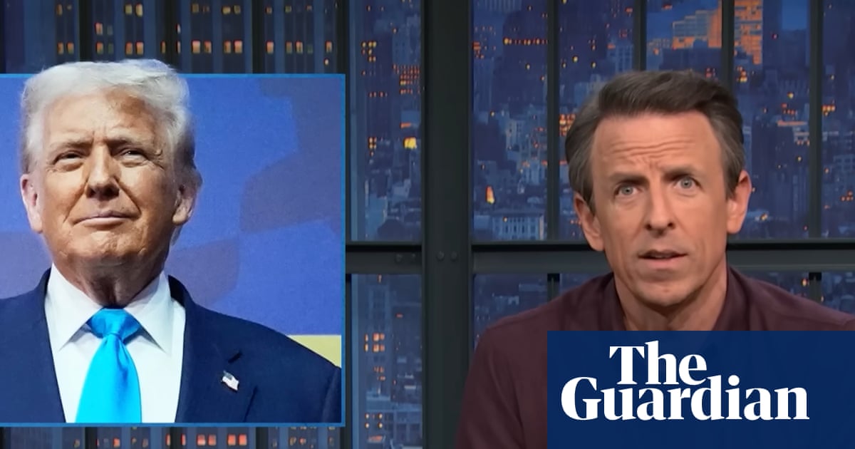 Seth Meyers on Trump’s South Korea visit: ‘Getting the royal treatment he so desperately craves’ | Late-night TV roundup