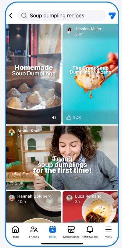 Meta Upgrades Facebook Reels With Smart Recommendations and Friend Bubbles