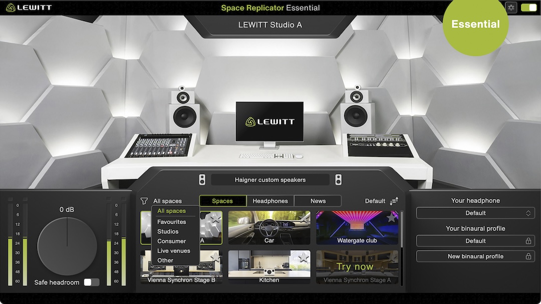 Lewitt Slims Down Space Replicator with Essential Version
