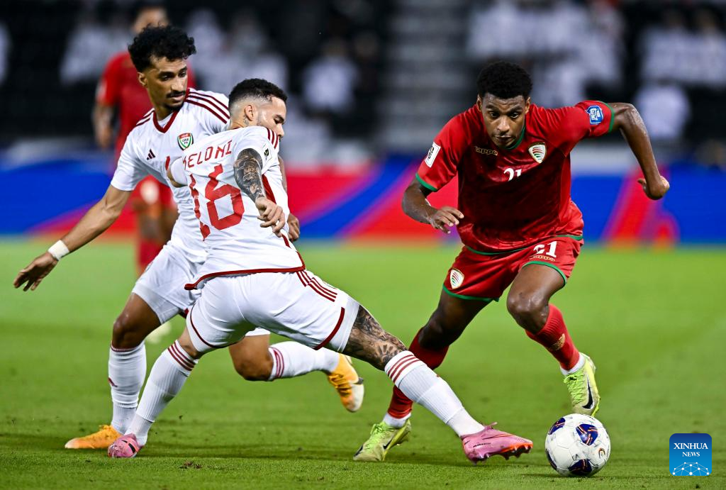Highlights of FIFA World Cup 2026 AFC Asian Qualifiers group A playoffs match-Xinhua