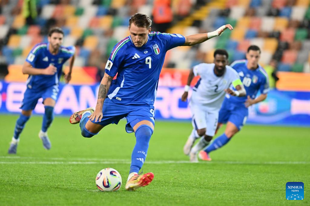 FIFA World Cup 2026 European Qualifiers Group I: Italy vs. Israel-Xinhua