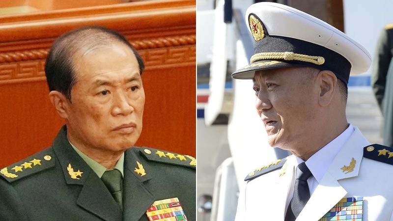 China expels two top generals from Communist Party in anti-corruption crackdown