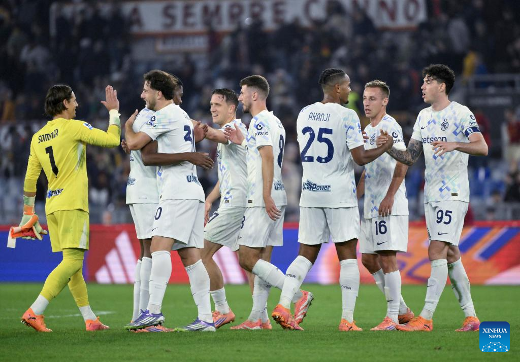 Serie A football match: Roma vs. Inter Milan-Xinhua