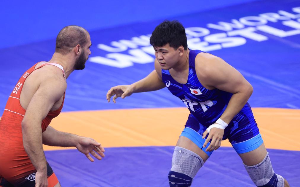 Japan’s Yoshida Arash claims gold in men’s freestyle 97kg category at U23 Wrestling World Championships -Xinhua