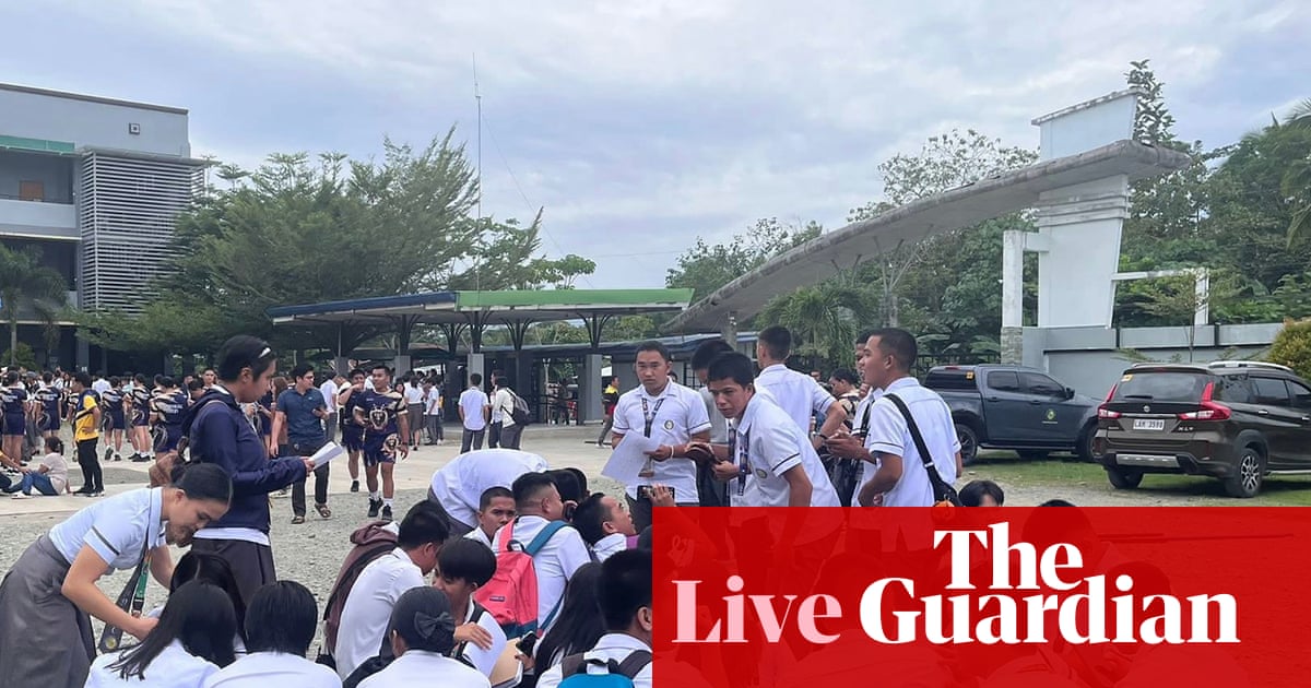 Tsunami threat lifted after Philippine earthquake – as it happened | Philippines