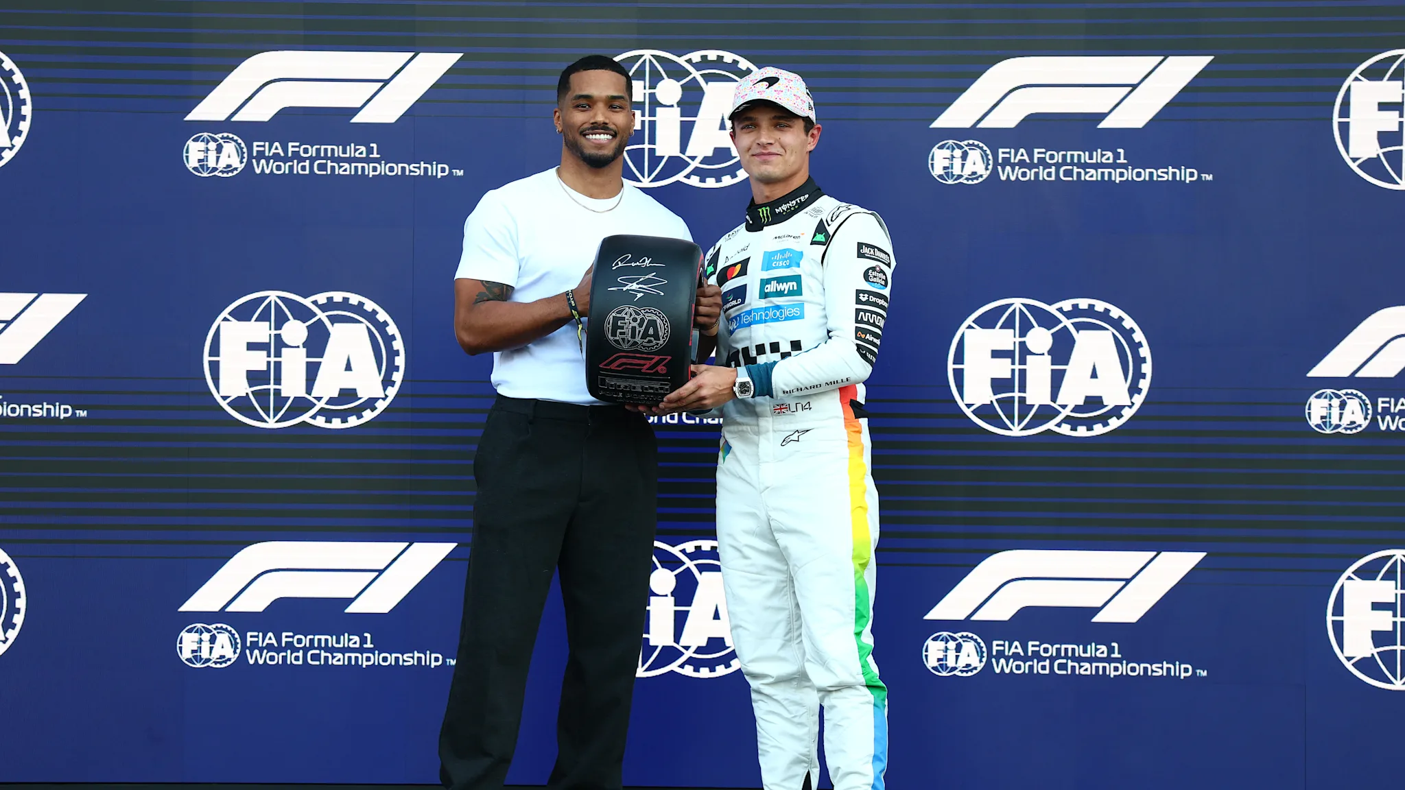 Lando Norris ends McLaren pole drought in Mexico as Lewis Hamilton hits Ferrari high