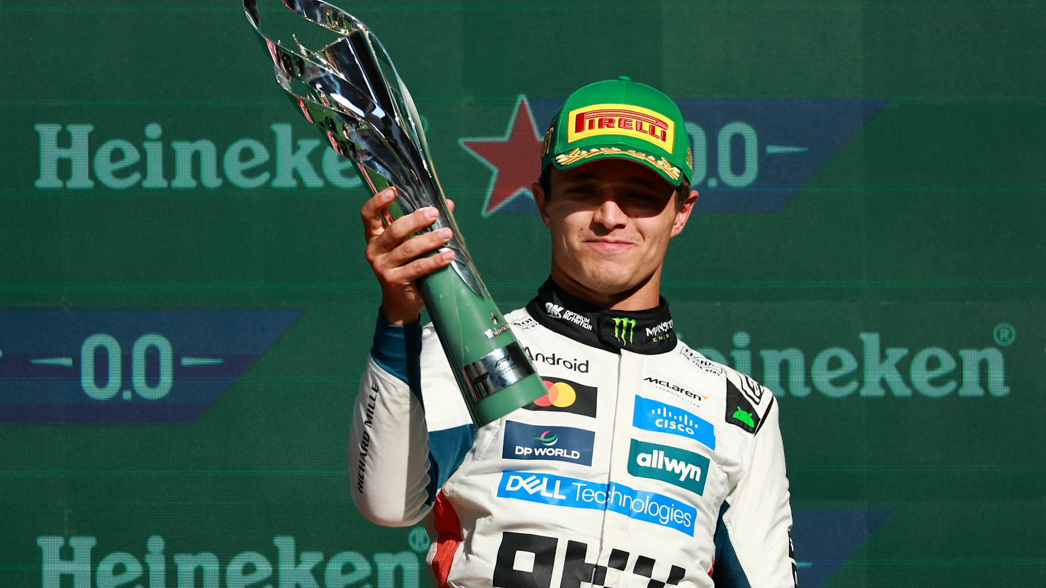 Lando Norris hails ‘straightforward’ Mexico win as ‘just what I was after’ with McLaren driver the new championship leader