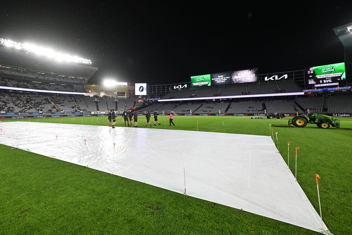 England clinch T20 series win over New Zealand with Auckland washout