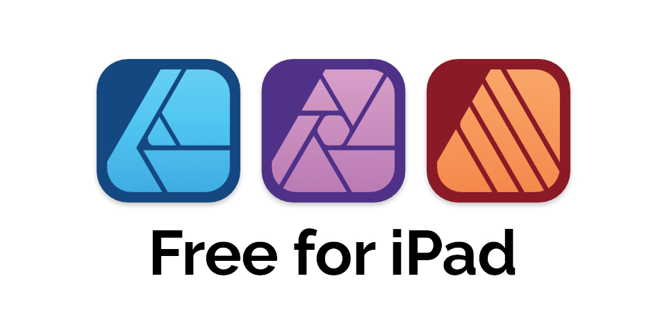 Affinity Photo 2, Designer 2 and Publisher 2 for iPad are now free