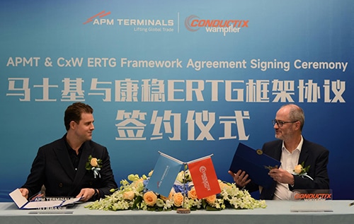 APM Terminals and Conductix-Wampfler sign third collaboration agreement