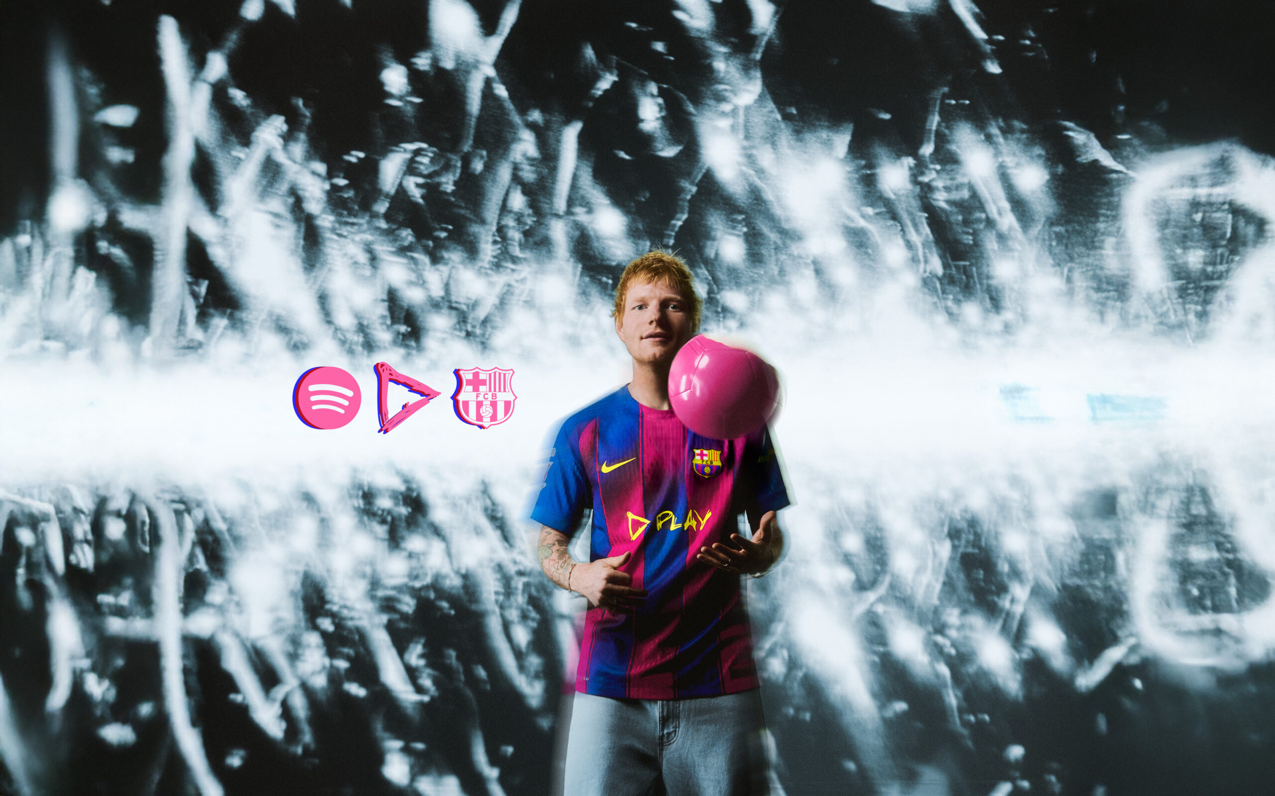 Spotify and Barça press ‘Play’ with Ed Sheeran for the upcoming Clásico