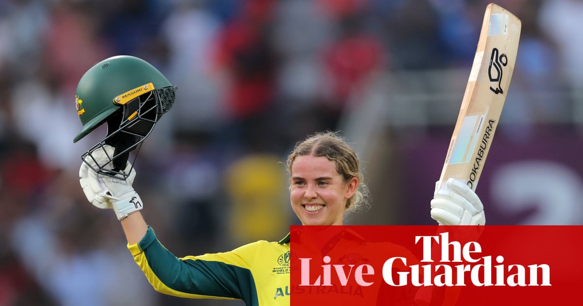India v Australia: Women’s Cricket World Cup semi-final – live | Women’s Cricket World Cup