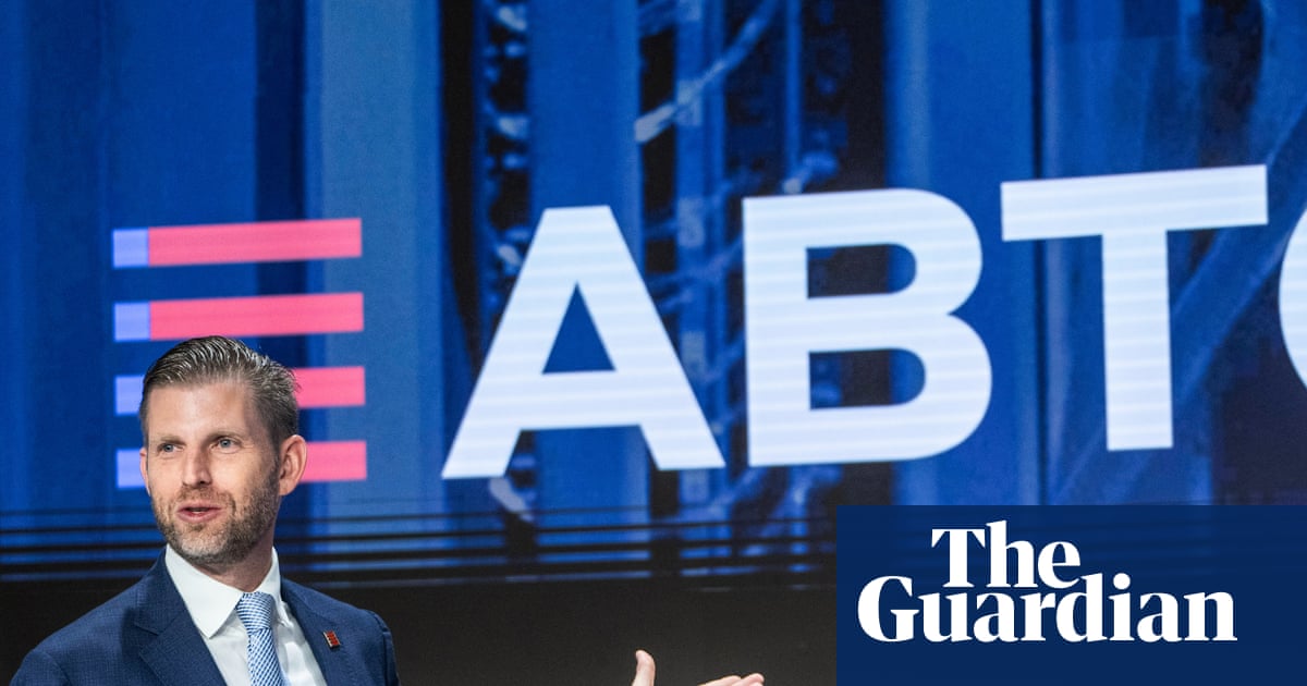 Chinese company gives an Eric Trump crypto firm preferential access to tech | Eric Trump