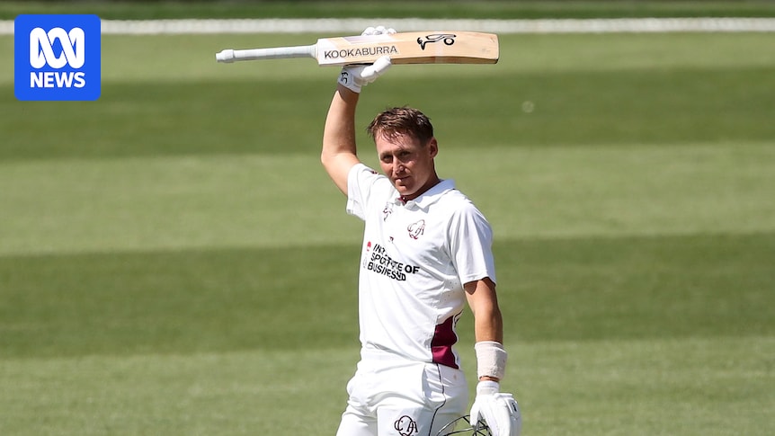 Marnus Labuschagne improves Ashes Test case with another century for Queensland