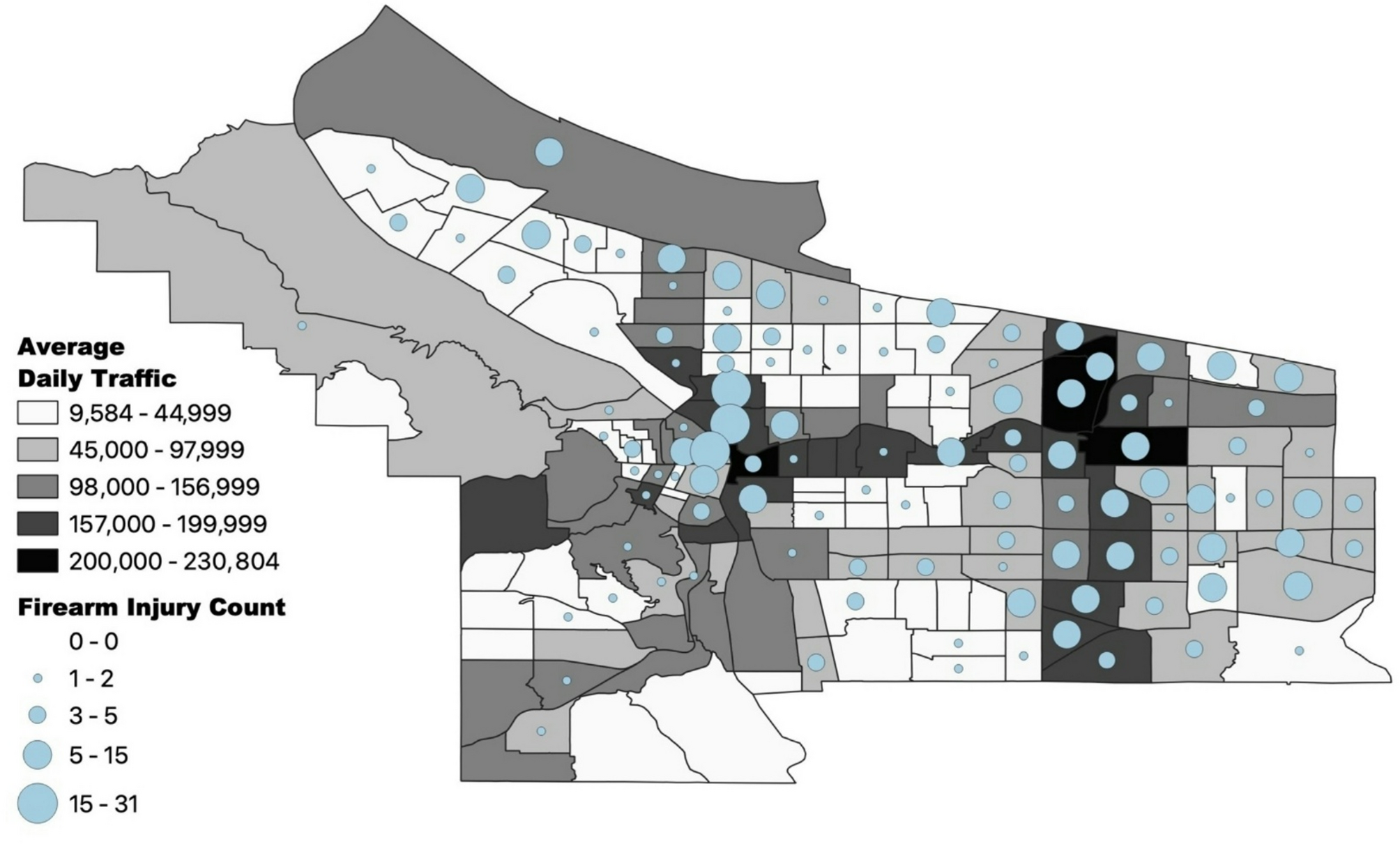 Vehicle traffic as a determinant of community firearm violence | Injury Epidemiology