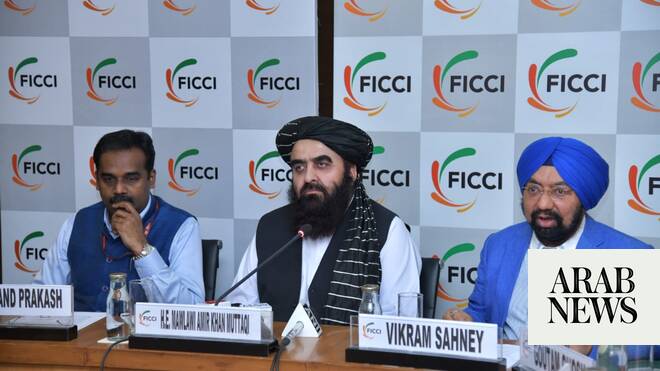 Indian business leaders meet Taliban FM for trade, healthcare talks – Arab News