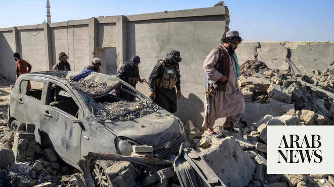 Afghanistan’s Taliban government blames Pakistan for twin drone strikes on Kabul