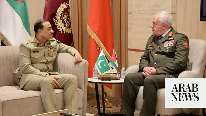 Jordan and Pakistan army chiefs discuss cooperation